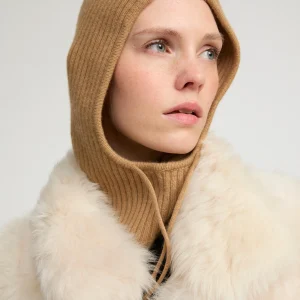 100% cashmere knit balaclava