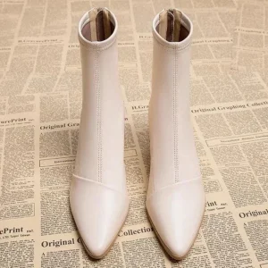 Bottes de rinçage à talons optiques pour femmes