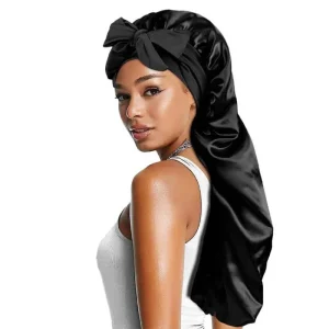 Bonnet en Satin artificiel astique Respirant pour Femme