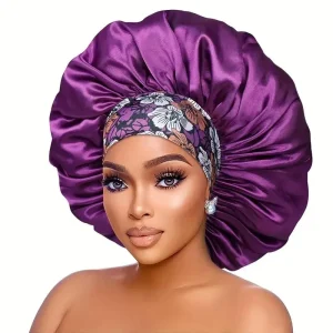 Bonnet en Satin Soyeux pour Femme
