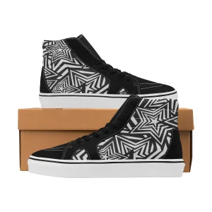 Chaussures Skate Montantes Homme Motif Etoiles