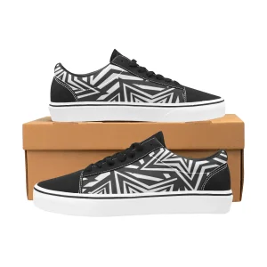 Chaussures Skate Basses Hommes Motifs Geometriques