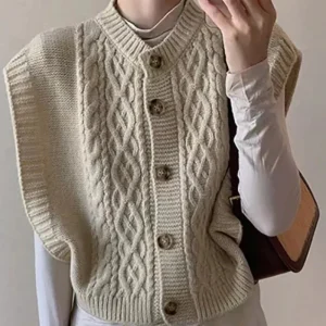 Konf | Cardigan Sans Manches Pour Femmes Bonnie